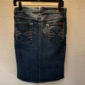7 for All Mankind Colette Jean Skirt - size 27